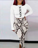 Vogue snakeskin 2 pc set