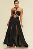 CUTOUT CHAIN GOWN