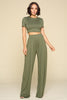 Crop Top And Palazzo Pants Set